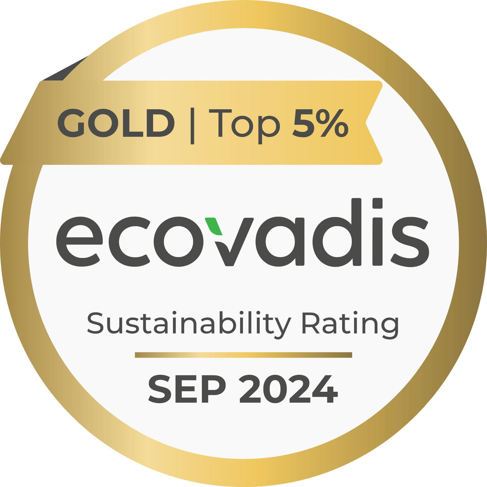 Label Ecovadis Gold